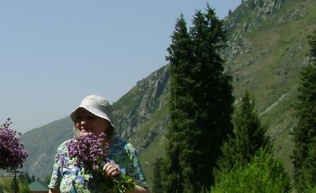 Алёна Петровна Бояркина август 2014 года, Заилийский Алатау, Большое Алматинское ущелье.