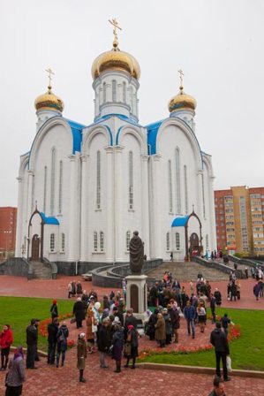 Памятник Св. Сергию в Астане