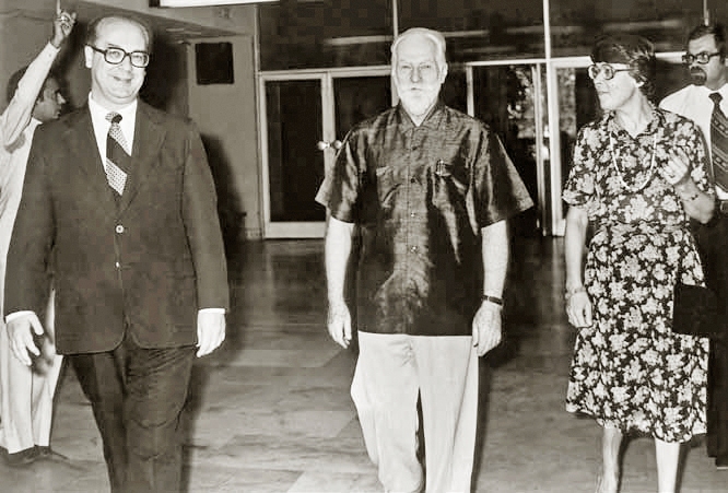 Чета Воронцовых  со Святославом Николаевичем  Рерихом